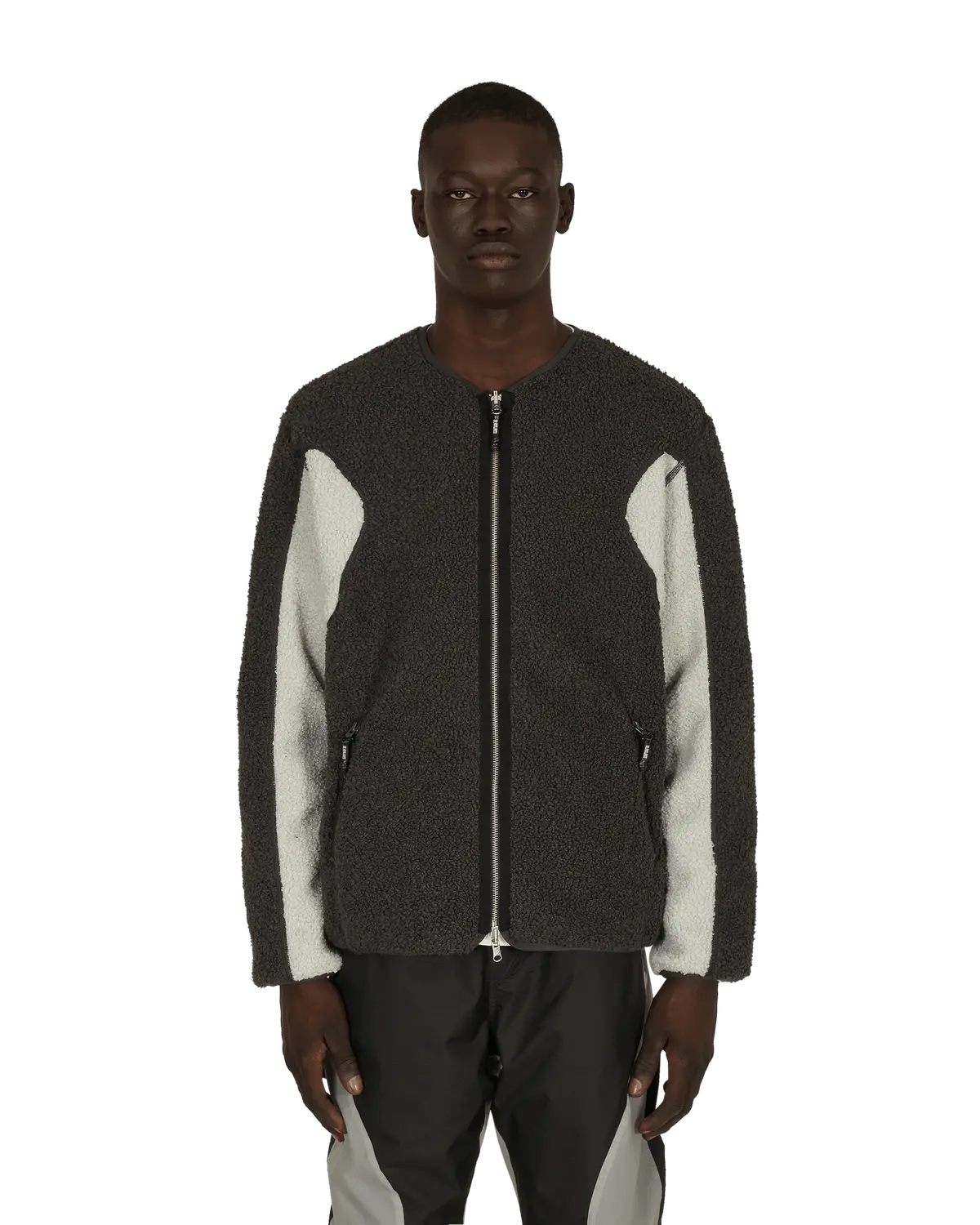 Slam Jam Sherpa Reversible Jacket Black 1
