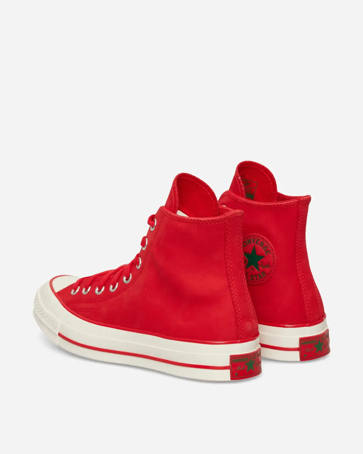 Shai Chuck 70 Nubuck Leather Sneakers University Red 4