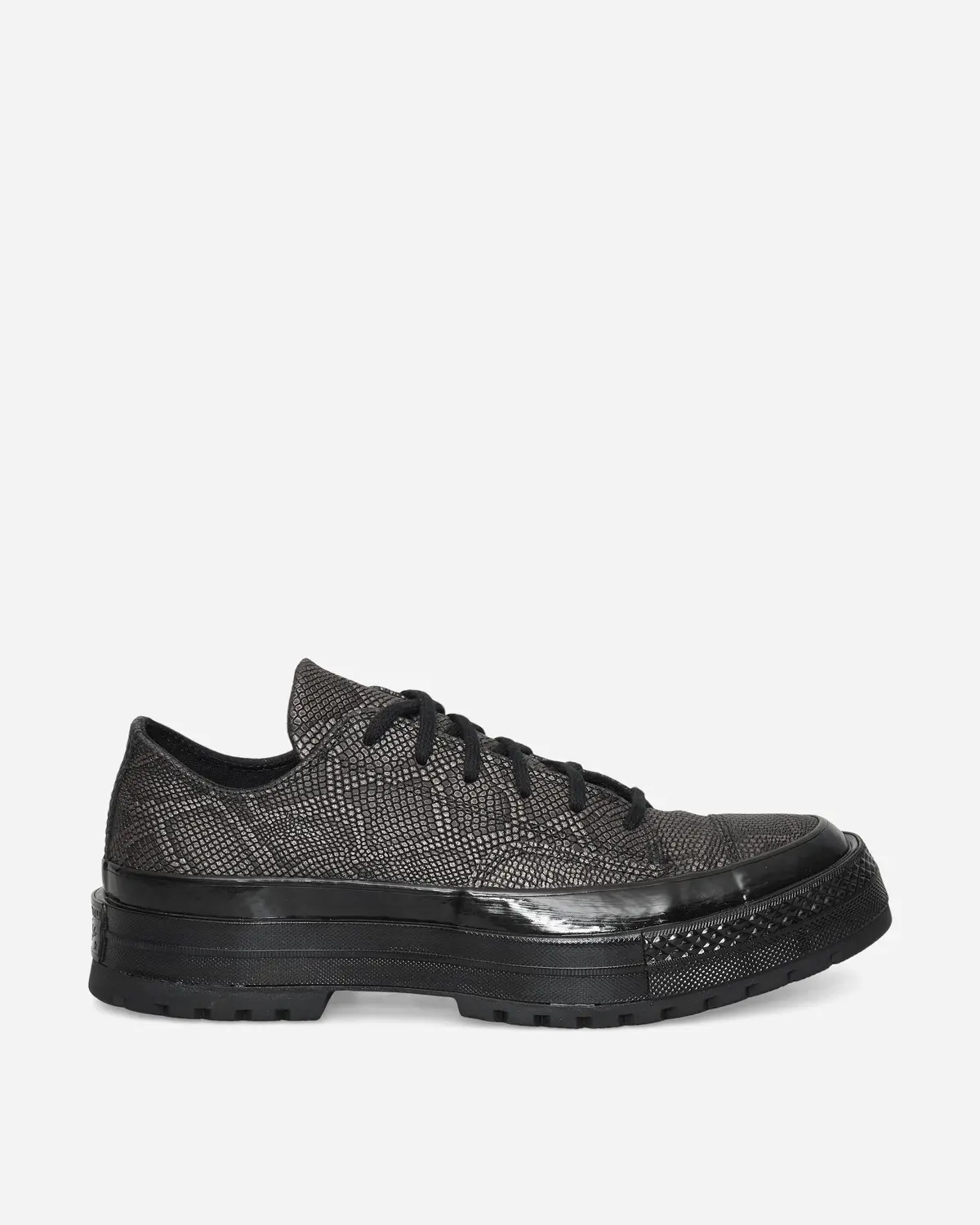 Chuck 70 National Snakeskin Print Sneakers Black 1