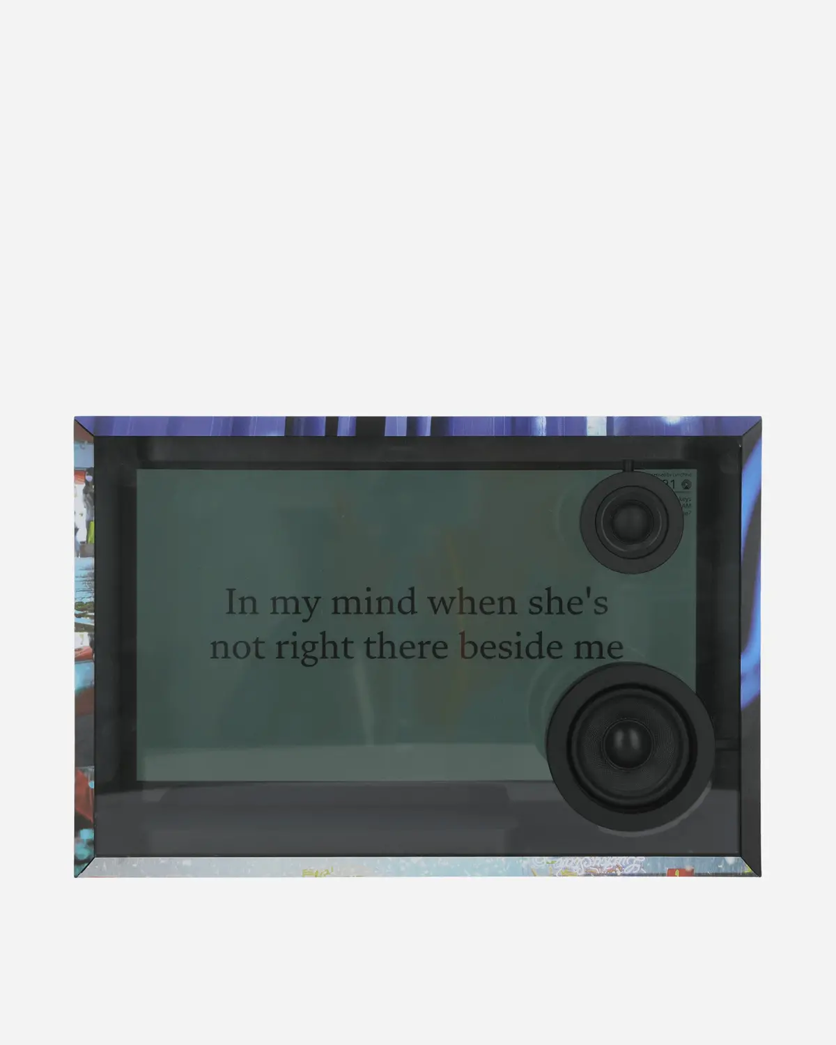 Mika Ninagawa Lyric Speaker Box Multicolor 1