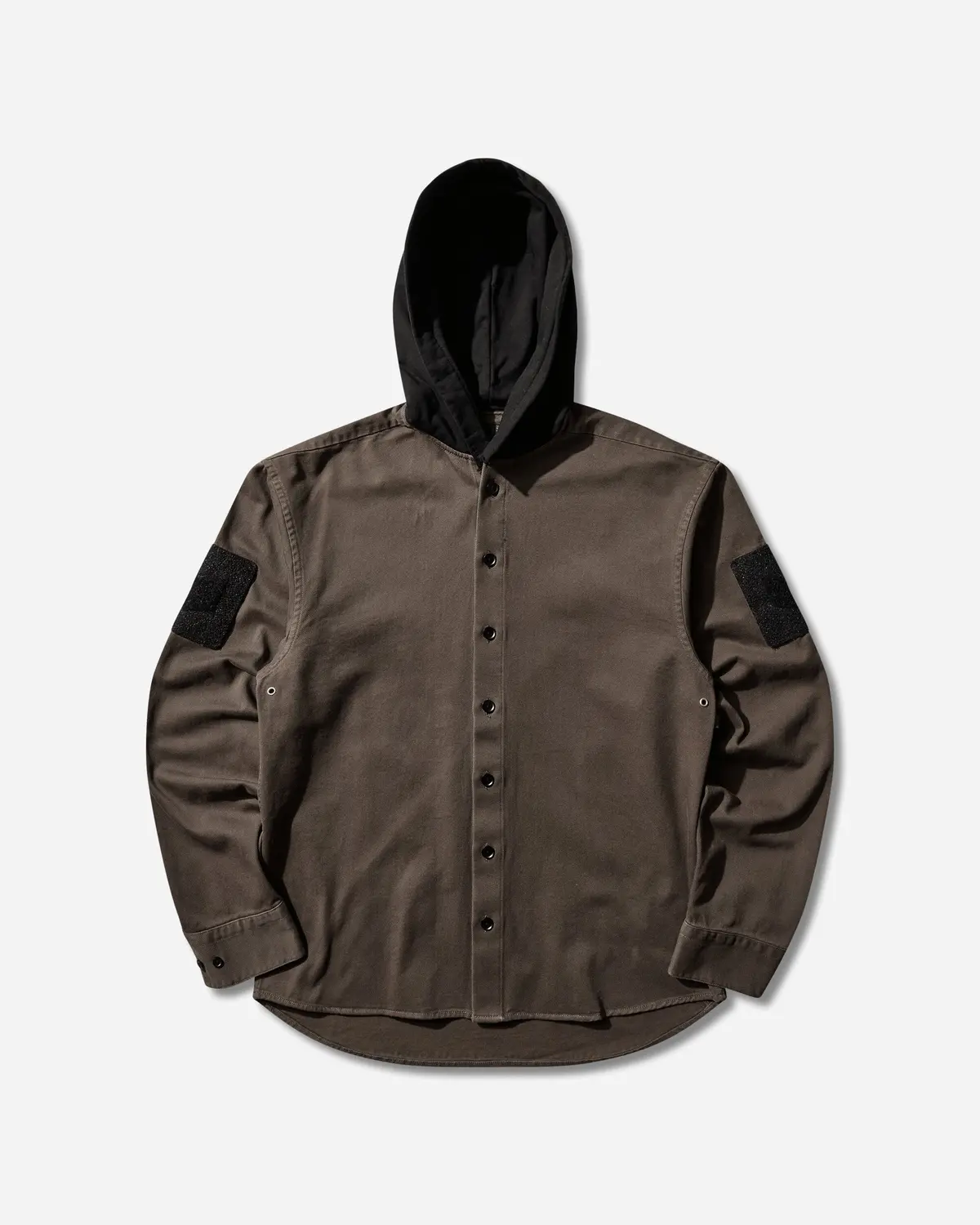 Men's Hooded Shirt Khaki 1