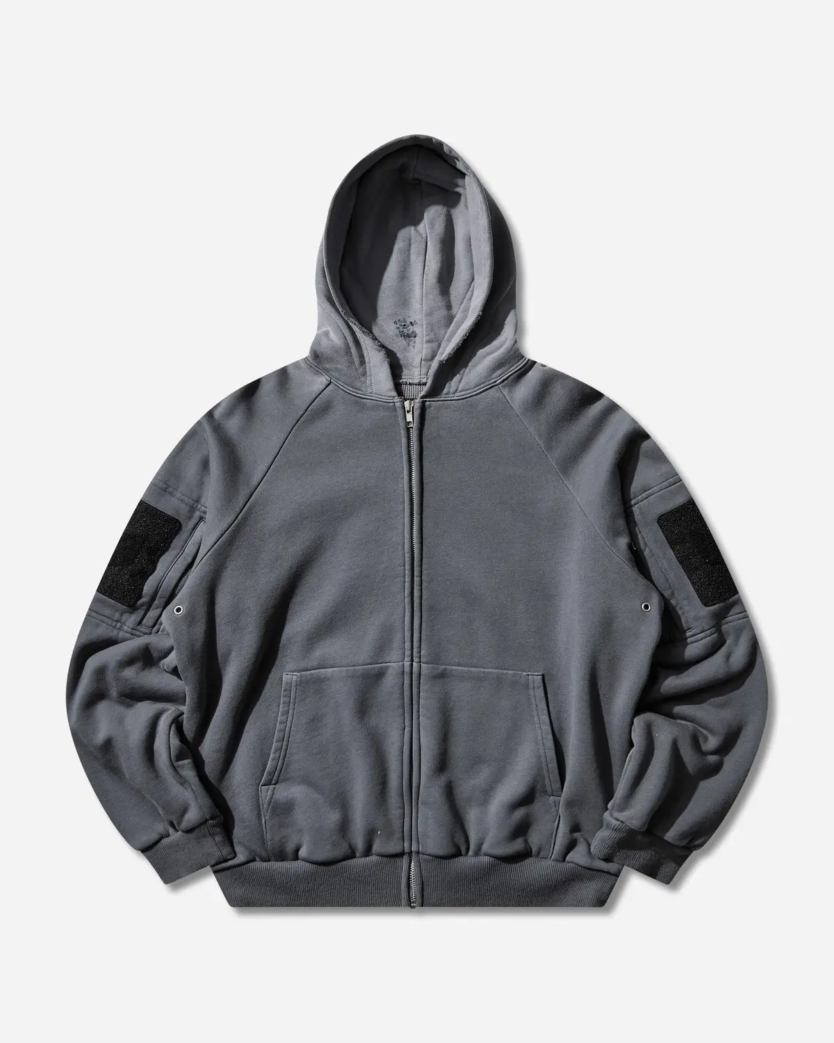 Men's Waffle Lined Hoodie Blue 1