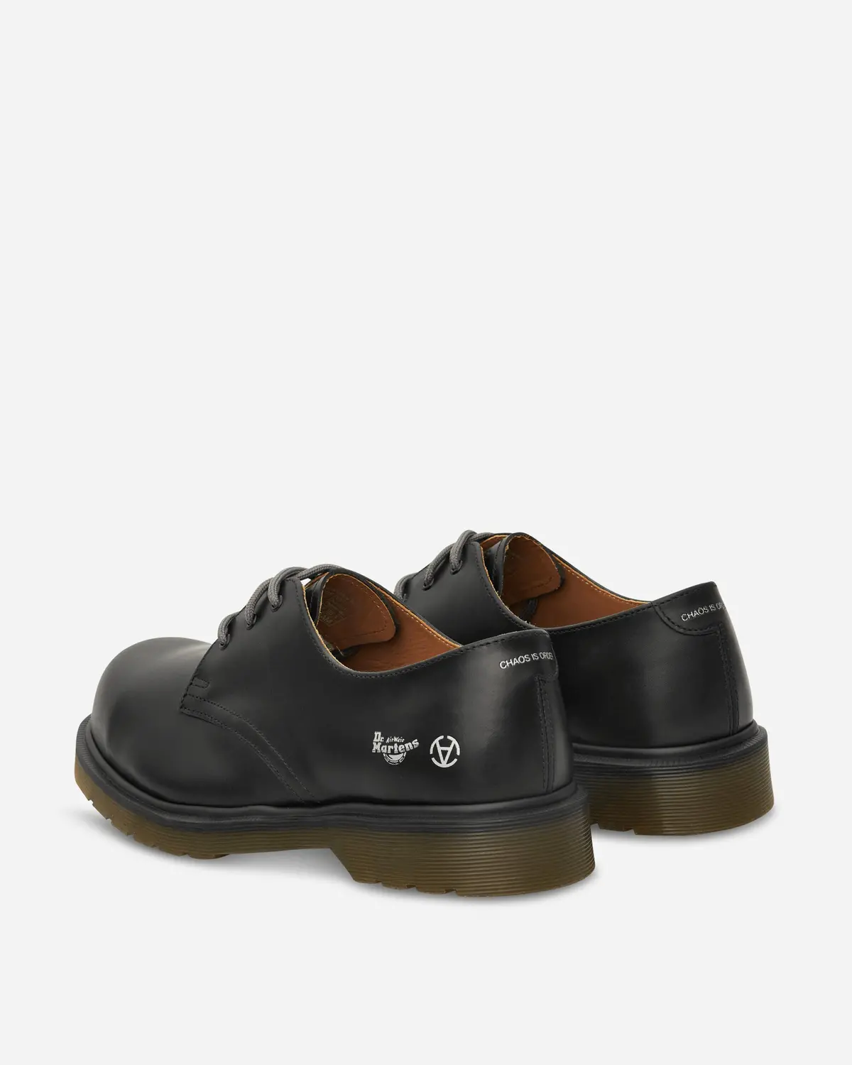 Slam Jam 1461 Outlier Steel Toe Shoes Black 4