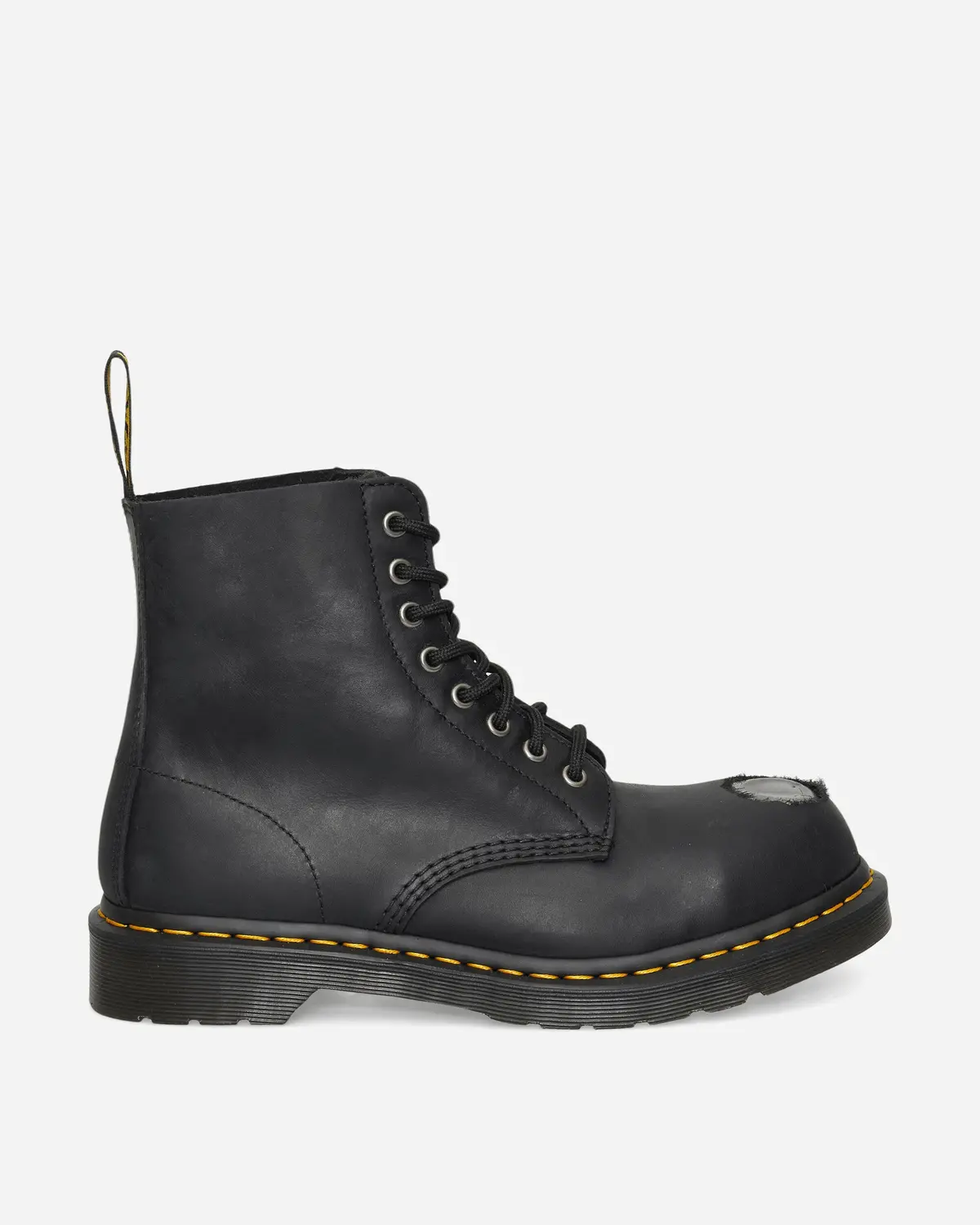 1460 Metal Toe Leather Boots Black 1