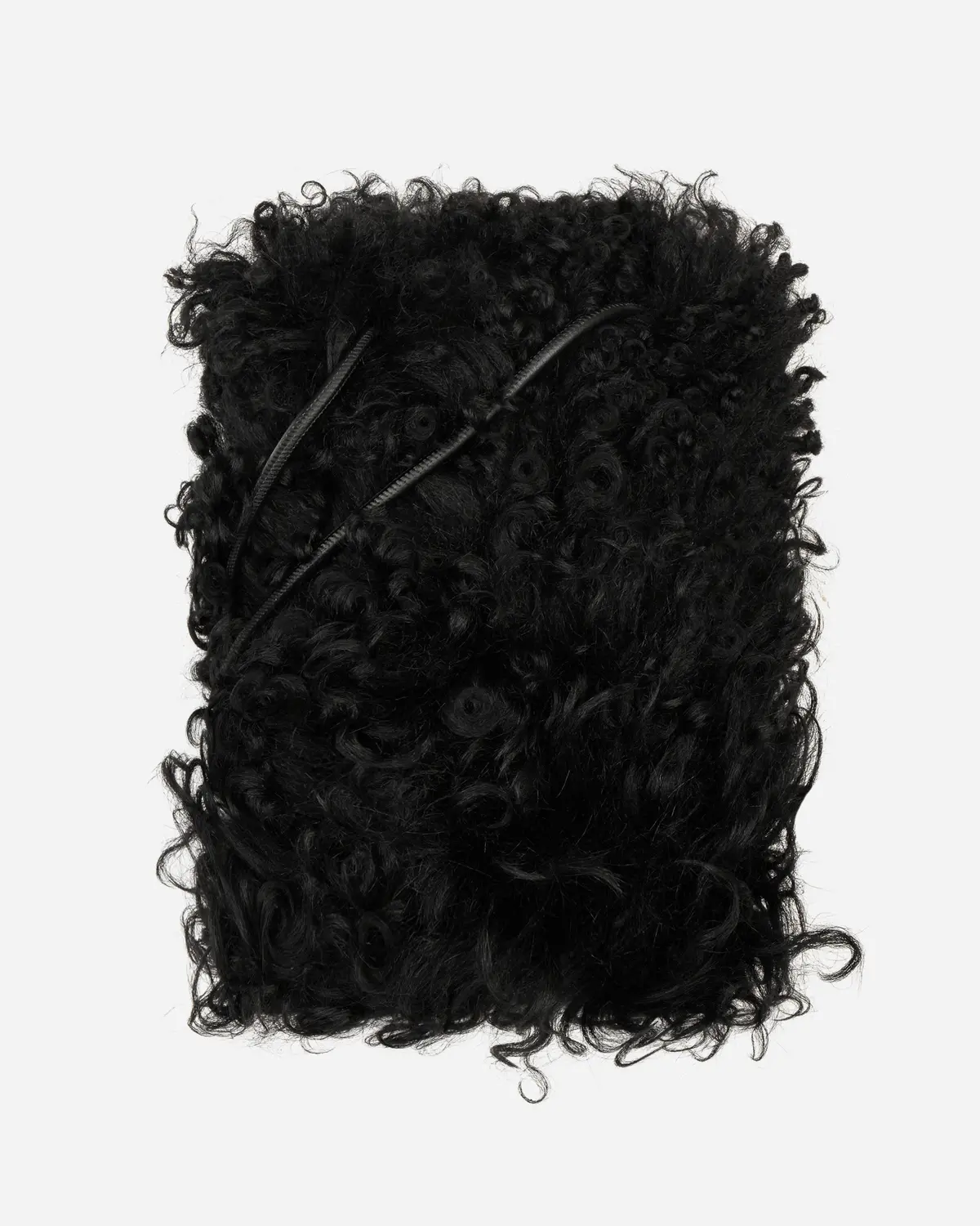 Shearling Phone Pouch Black 1