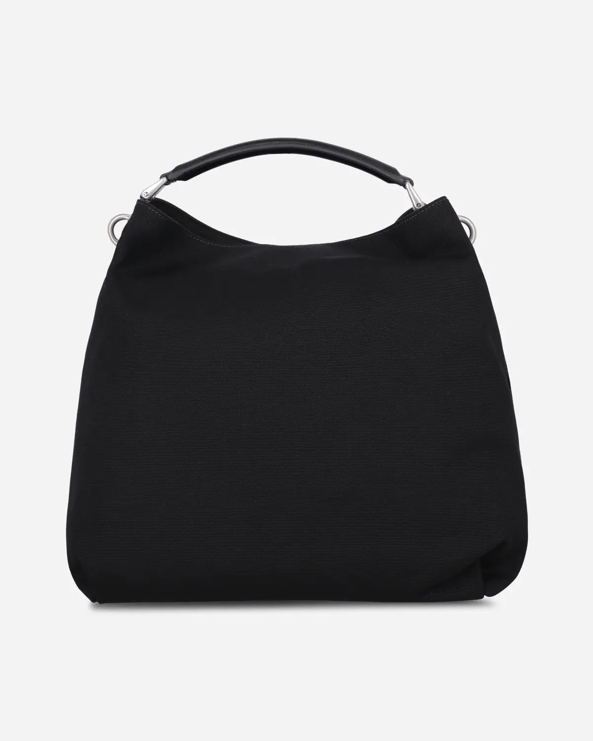 Cotton Canvas Shoulder Bag Black 1