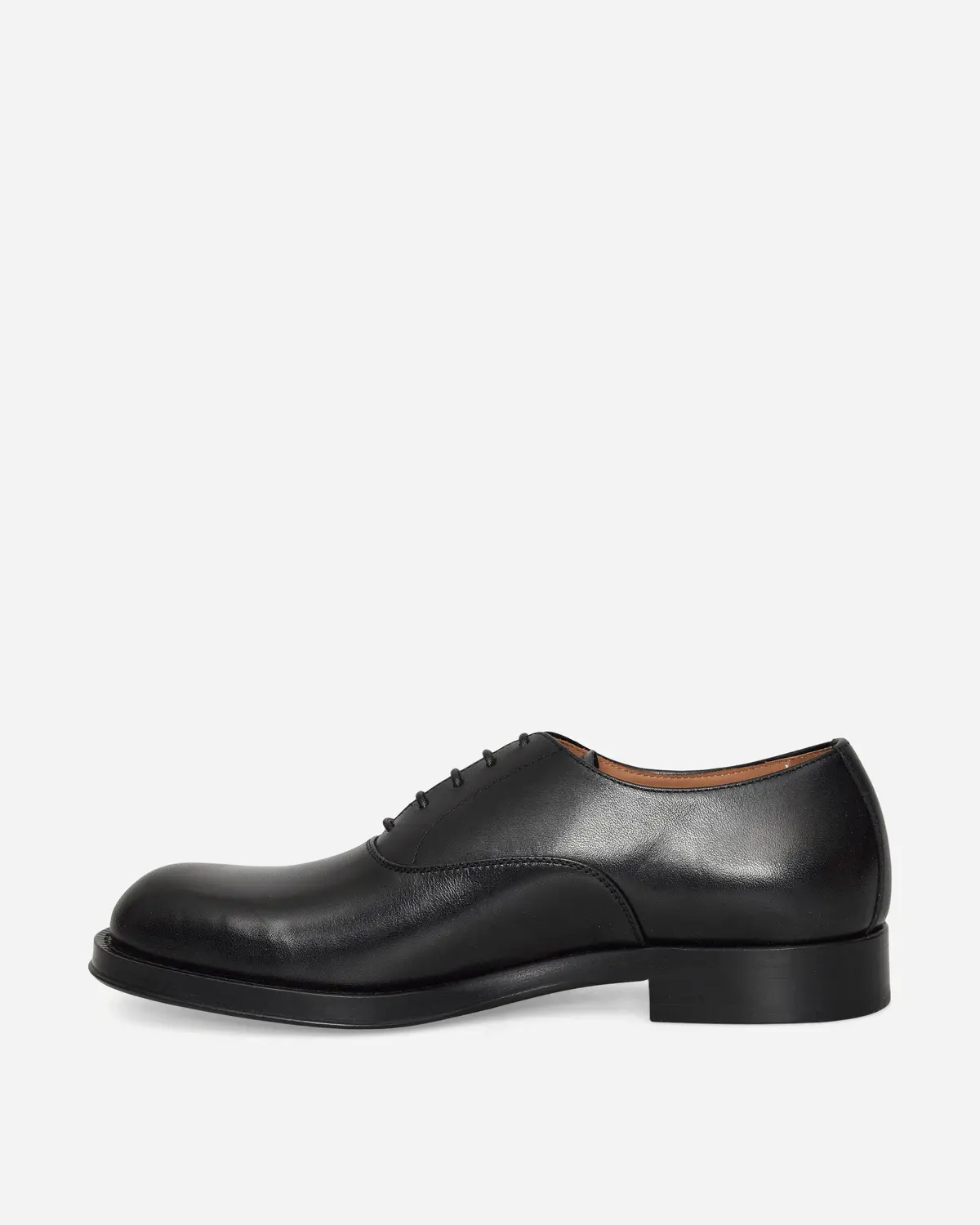 Leather Oxford Shoes Black 3