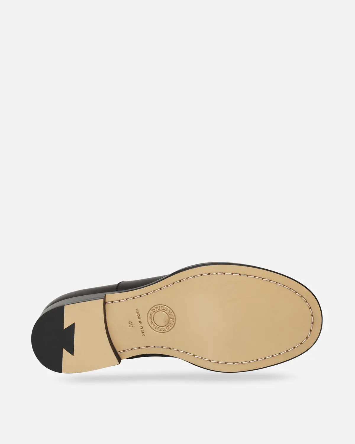 Leather Oxford Shoes Black 5