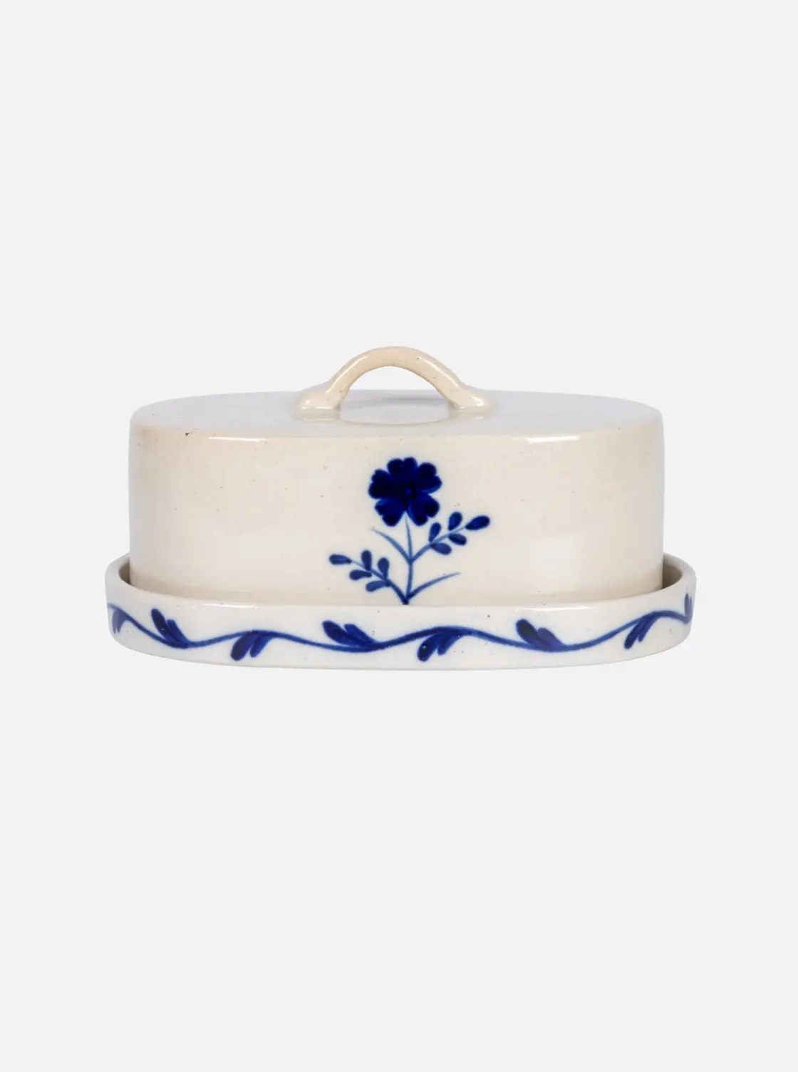 Dutch Blue Butter Dish 1