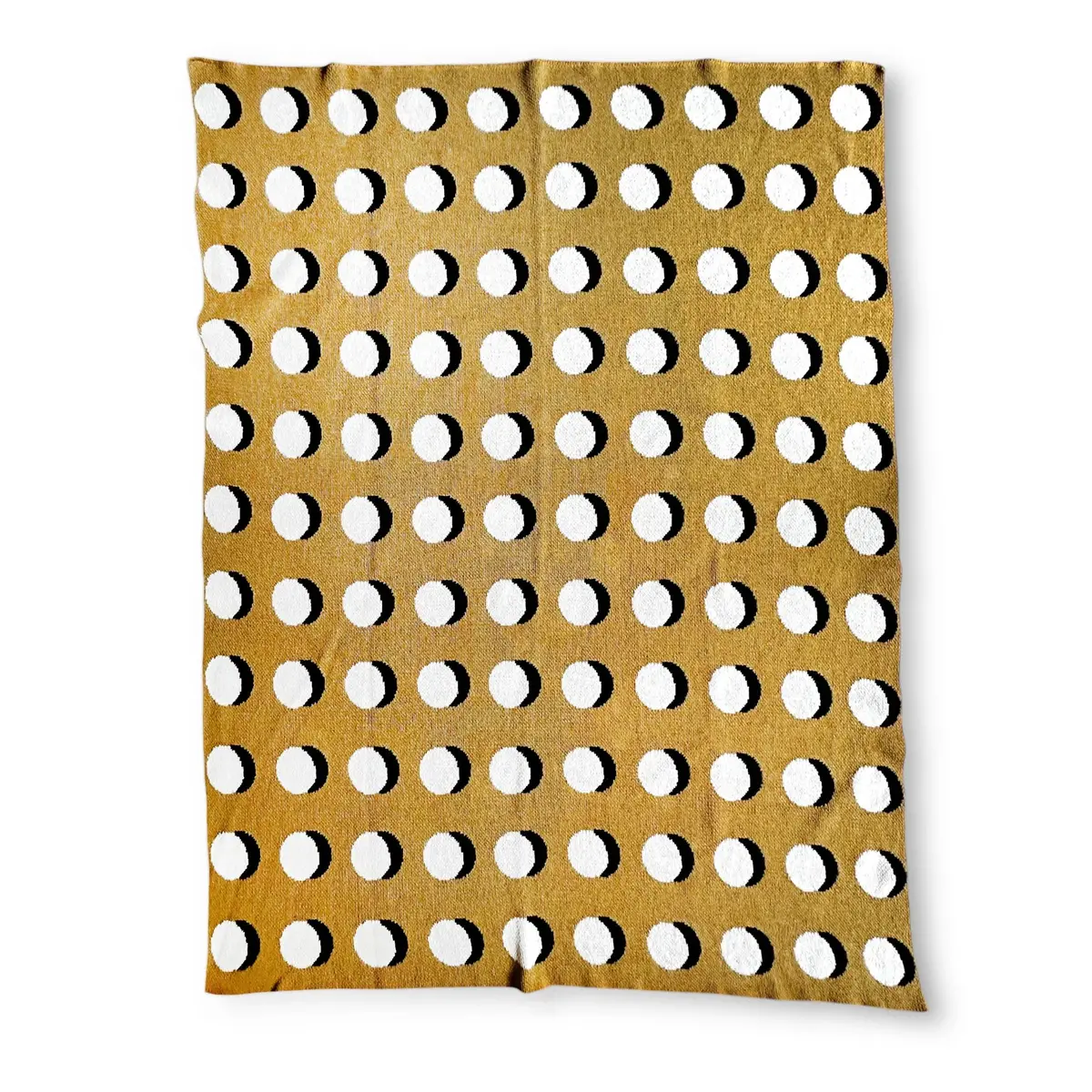 Eclipse Throw Blanket - Ochre 1