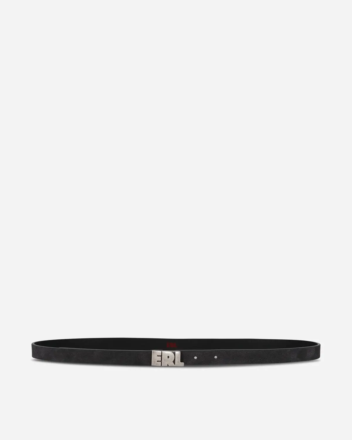 Suede Skinny Belt Black 1