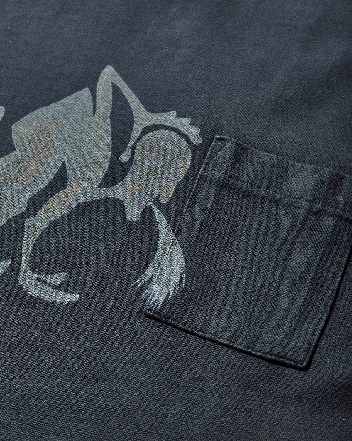 Men's Puke T-Shirt Blue 3