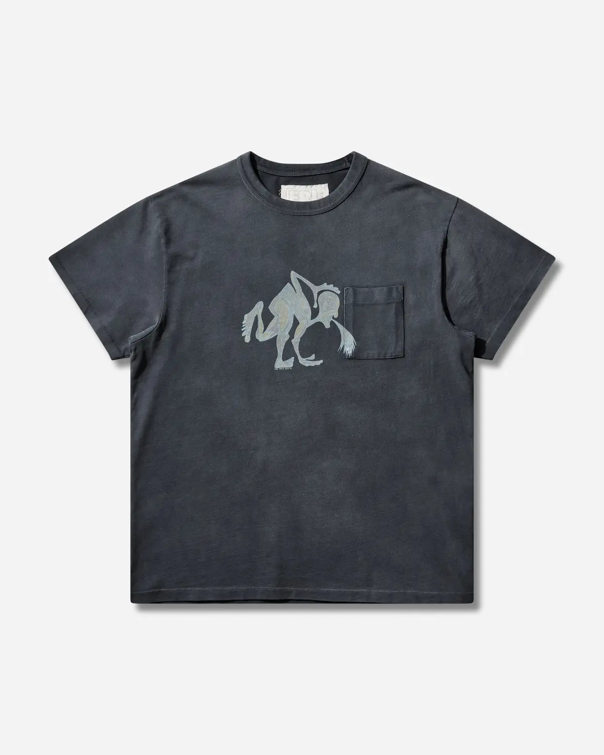 Men's Puke T-Shirt Blue 1