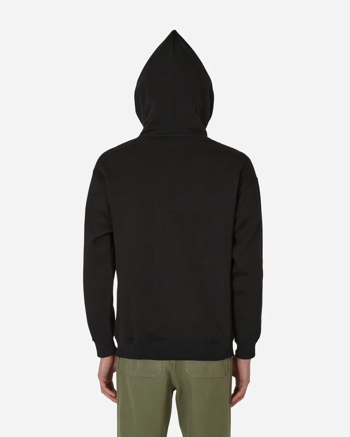 Outline Drip Hooded Sweatshirt Black 3