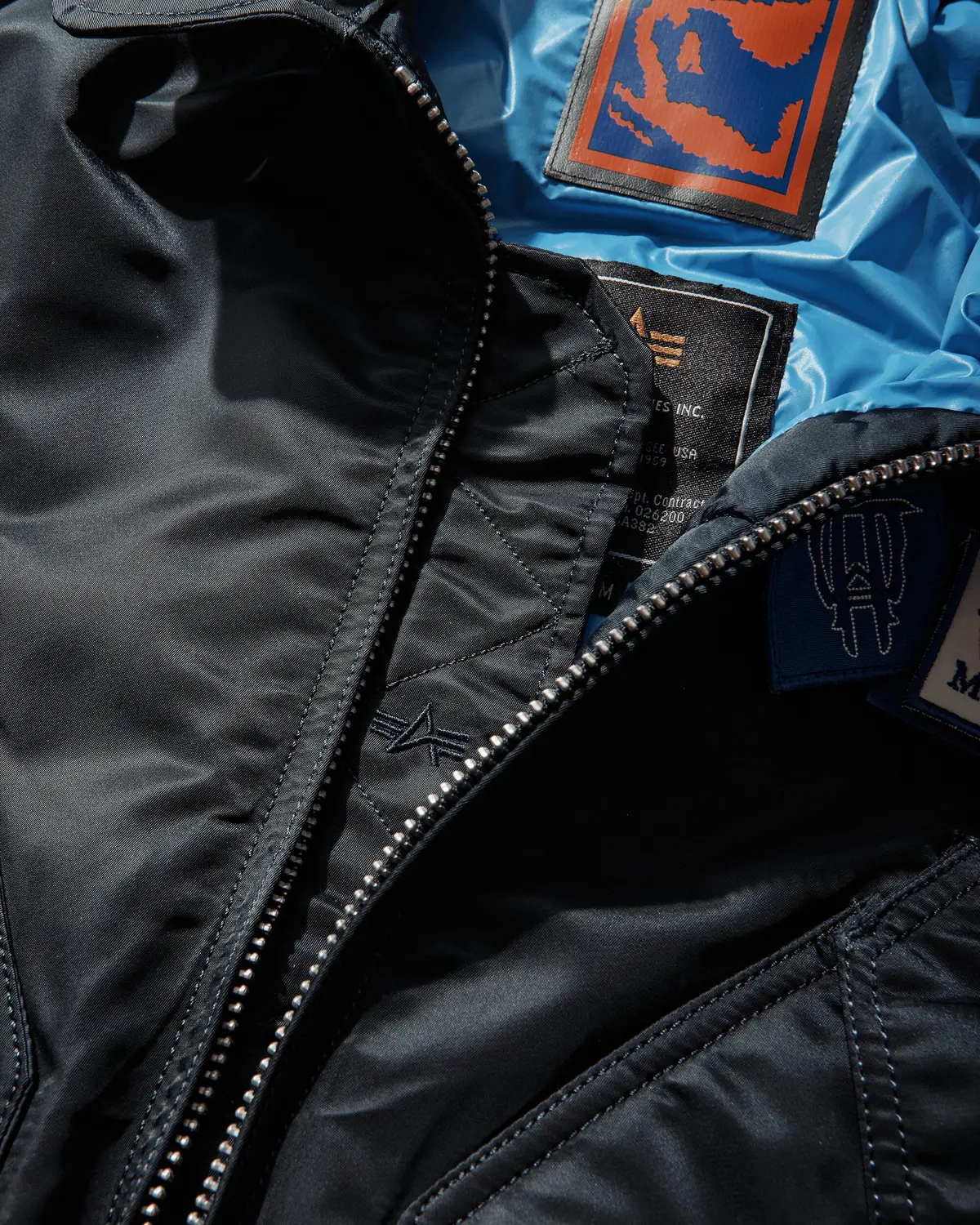Alpha Industries Cwu-45 Bomber Jacket Rep Navy 4