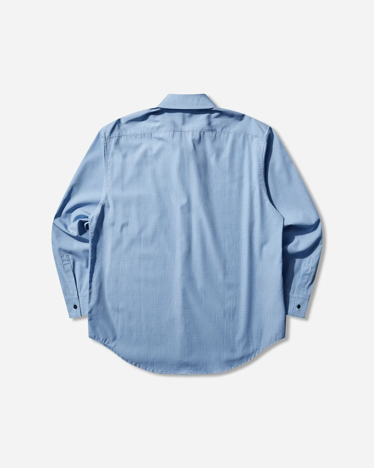 Men's 21000 Replicated Longsleeve Shirt Check Light Blue 2