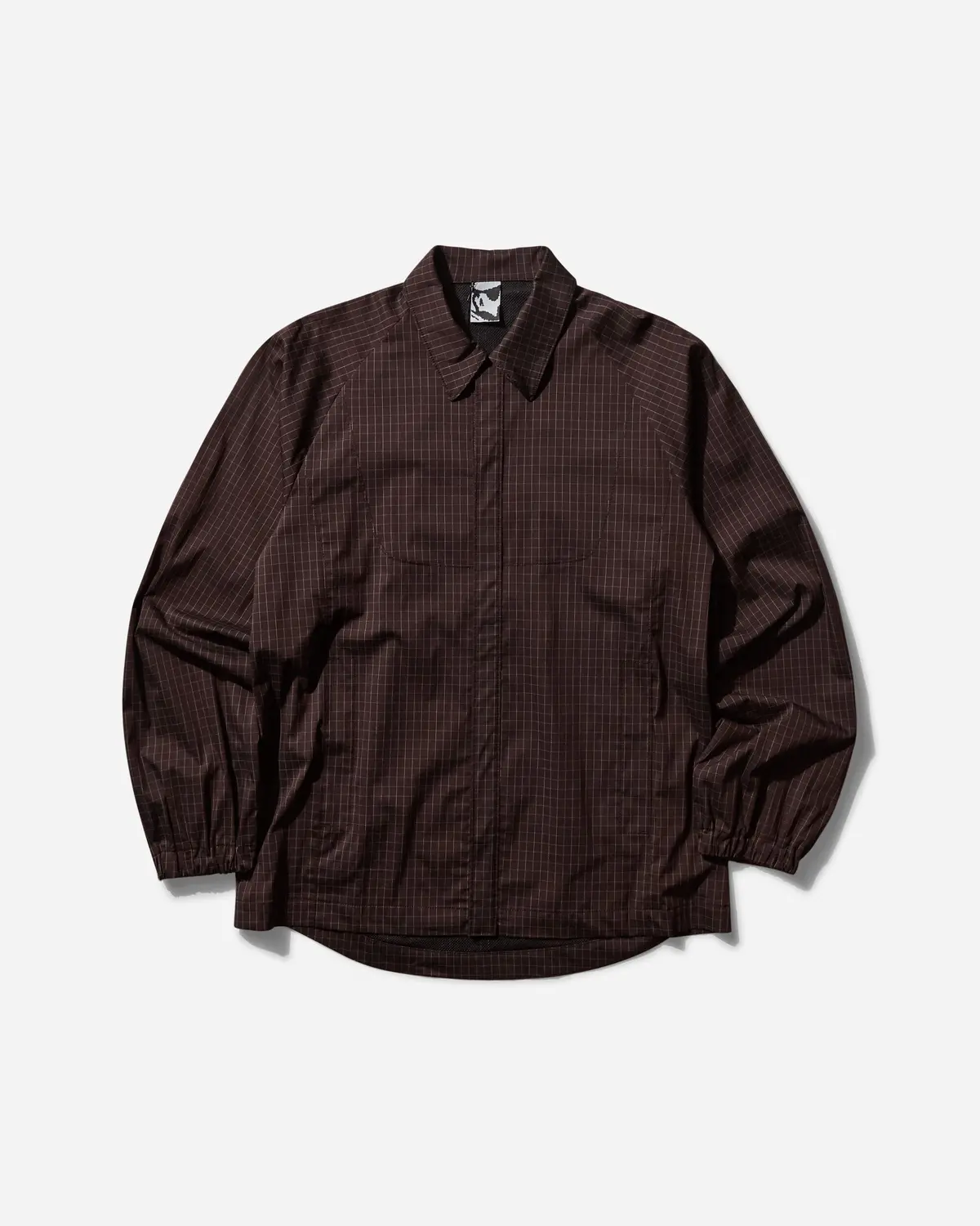Men's Bilitis Check Shirt Chocolate Brown 1