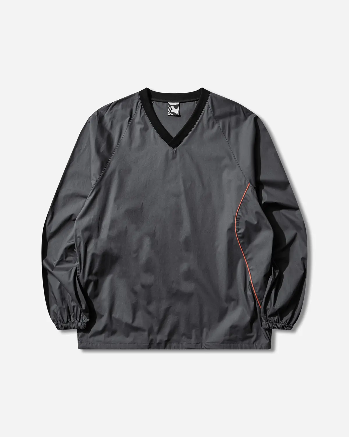 Men's Tirreno V Neck Top Charcoal 1
