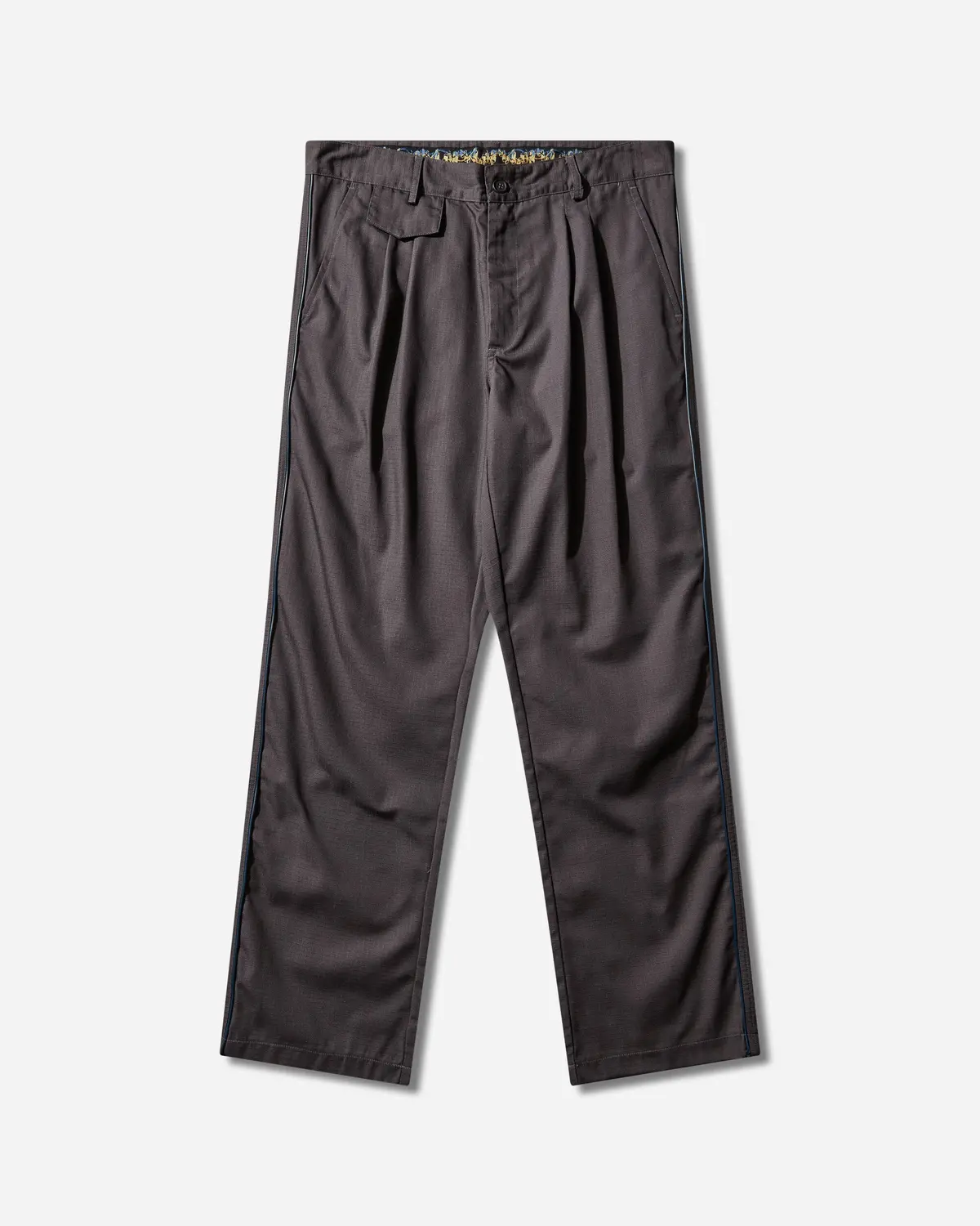 Men's Piping Ripstop Pants Stone Grey 1