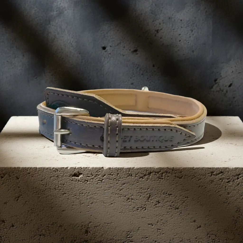 Pet Boutique - Elegant Collare In Cuoio 1