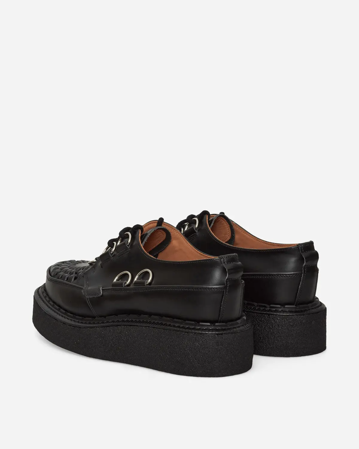 D-Ring Tie Skipton Creepers Black 4