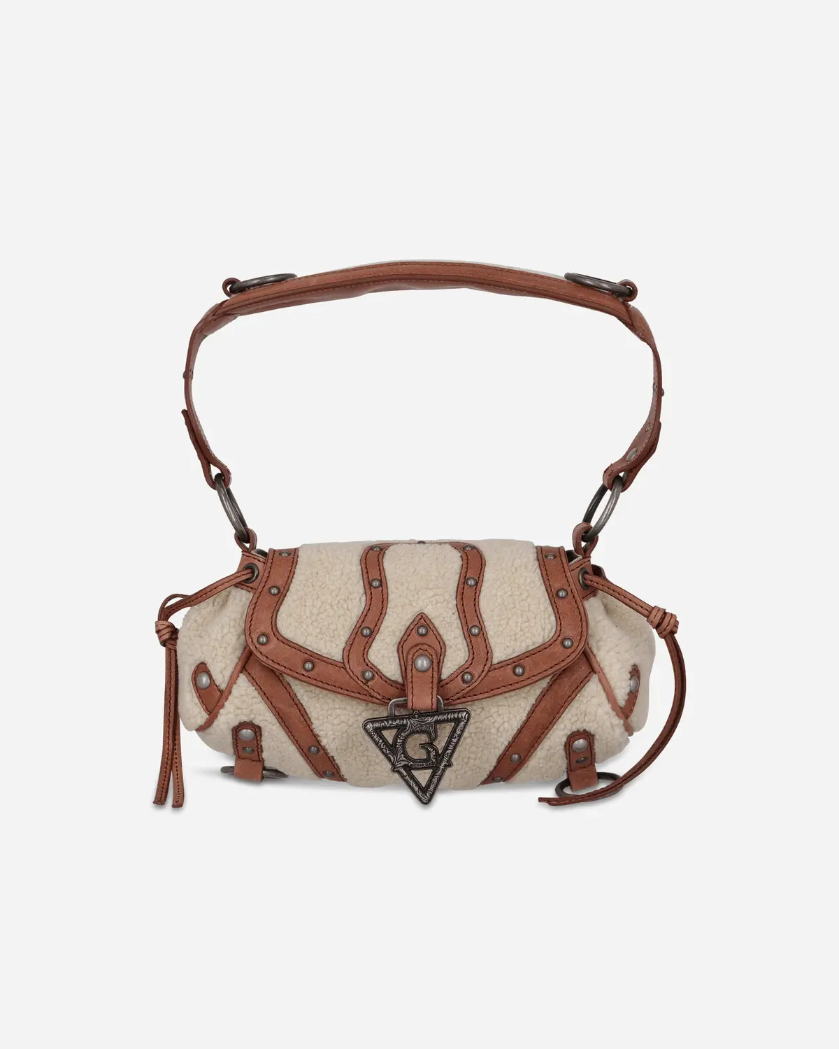 Mini Claudia Fur Bag Off White 2