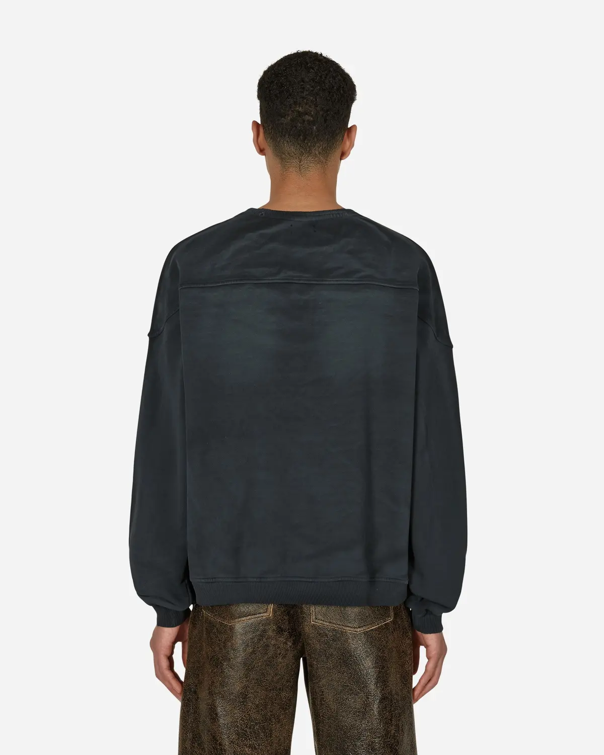 Classic Logo Crewneck Sweatshirt Black 3