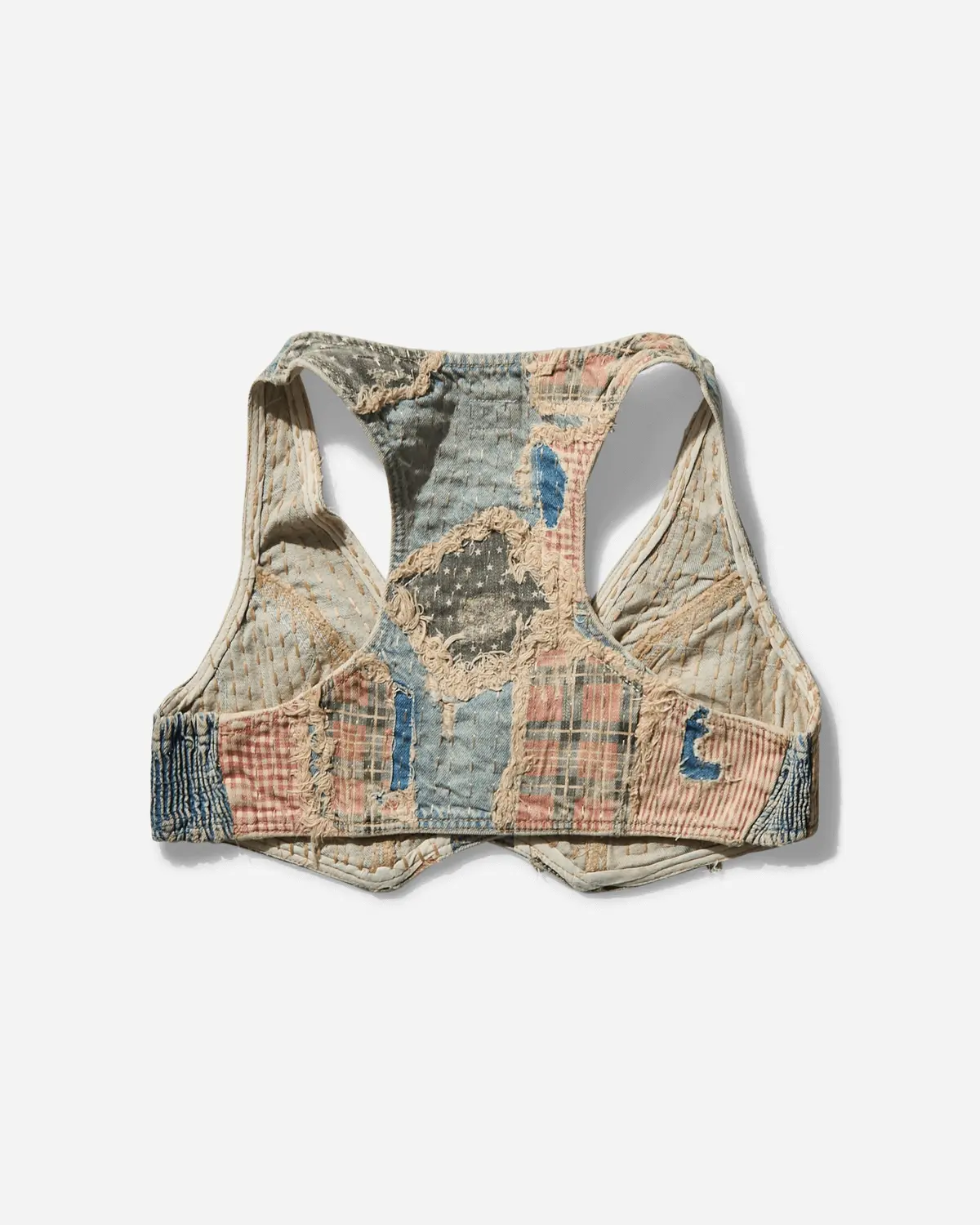 Women's Vintage Denim Top Light Wash 2