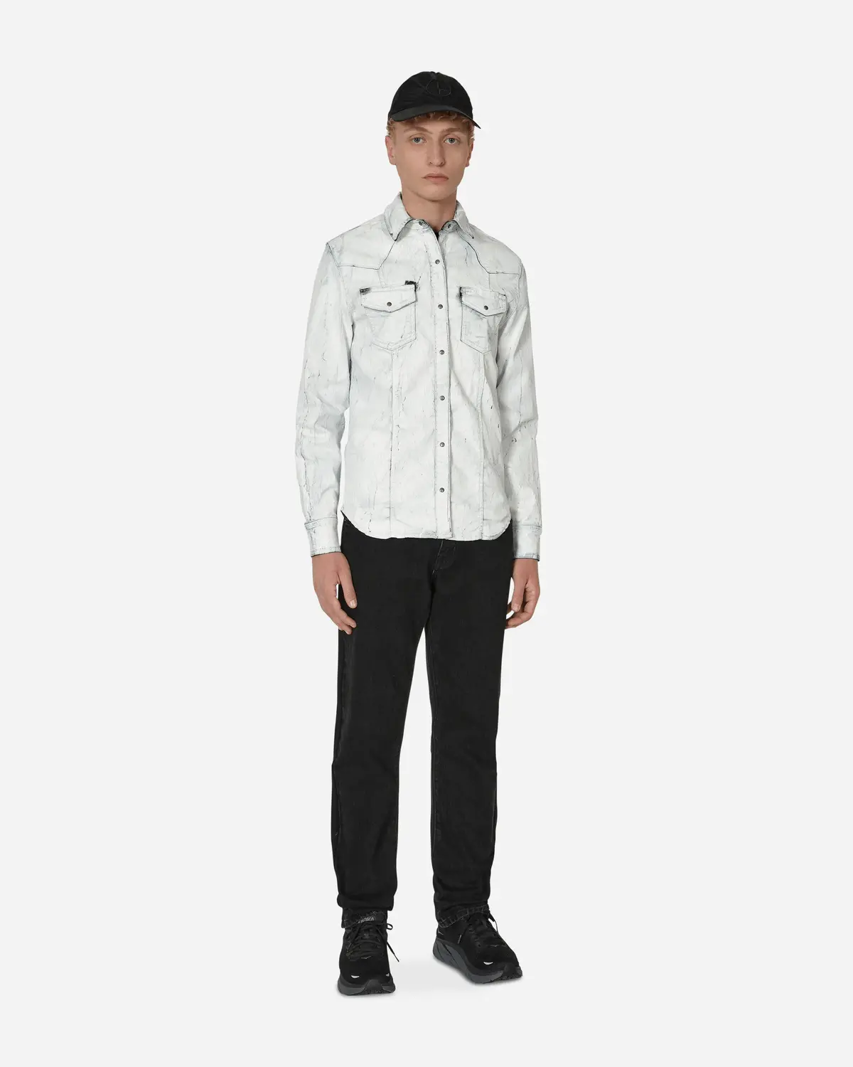 Straight Denim Pants Black 4