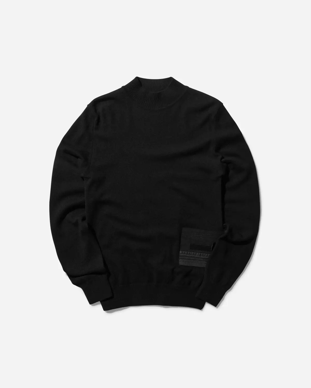 Women's Military Turtleneck Sweater With Gloves Black 1