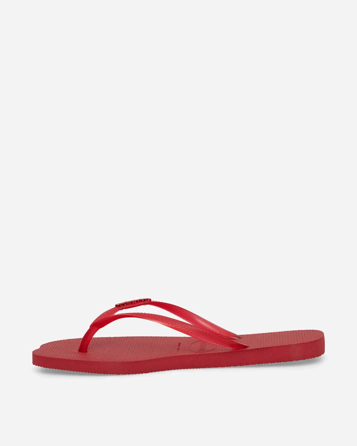 Women's Slim Split Flip Flops Red 3