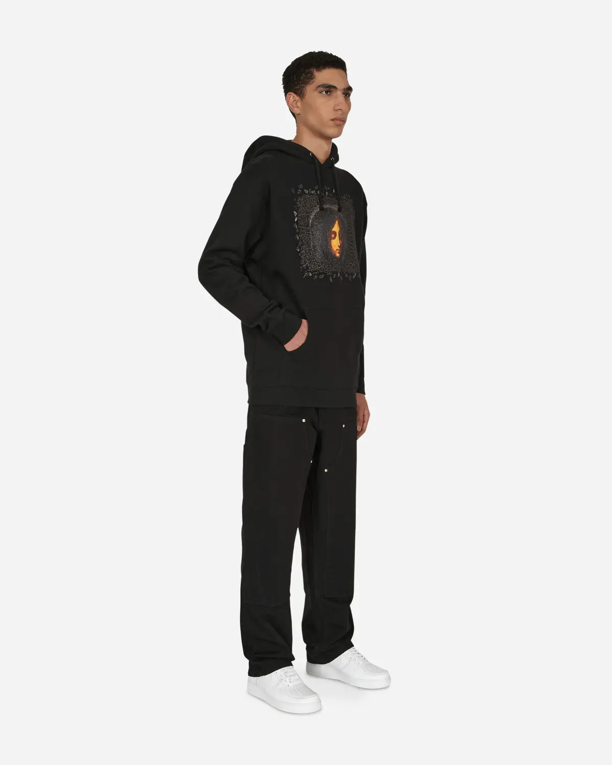 Marie Hooded Sweatshirt Black 4