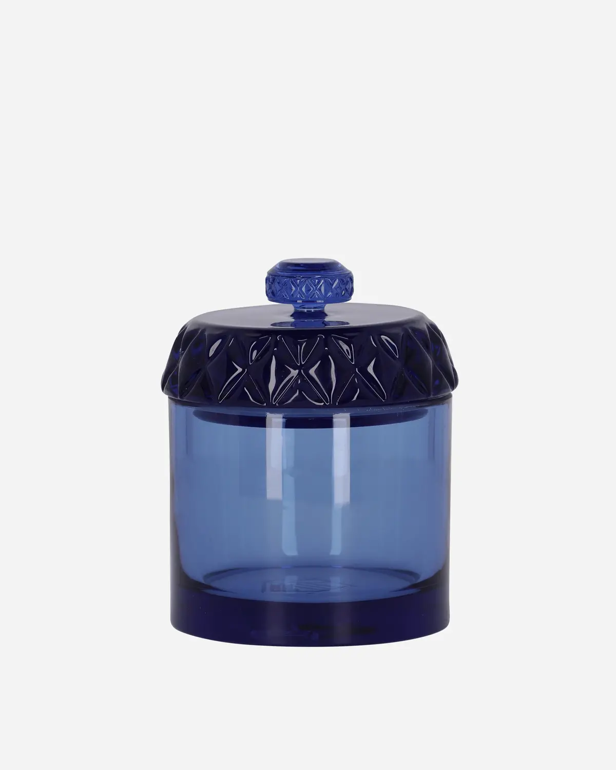 Glass Stash Jar Blue 1