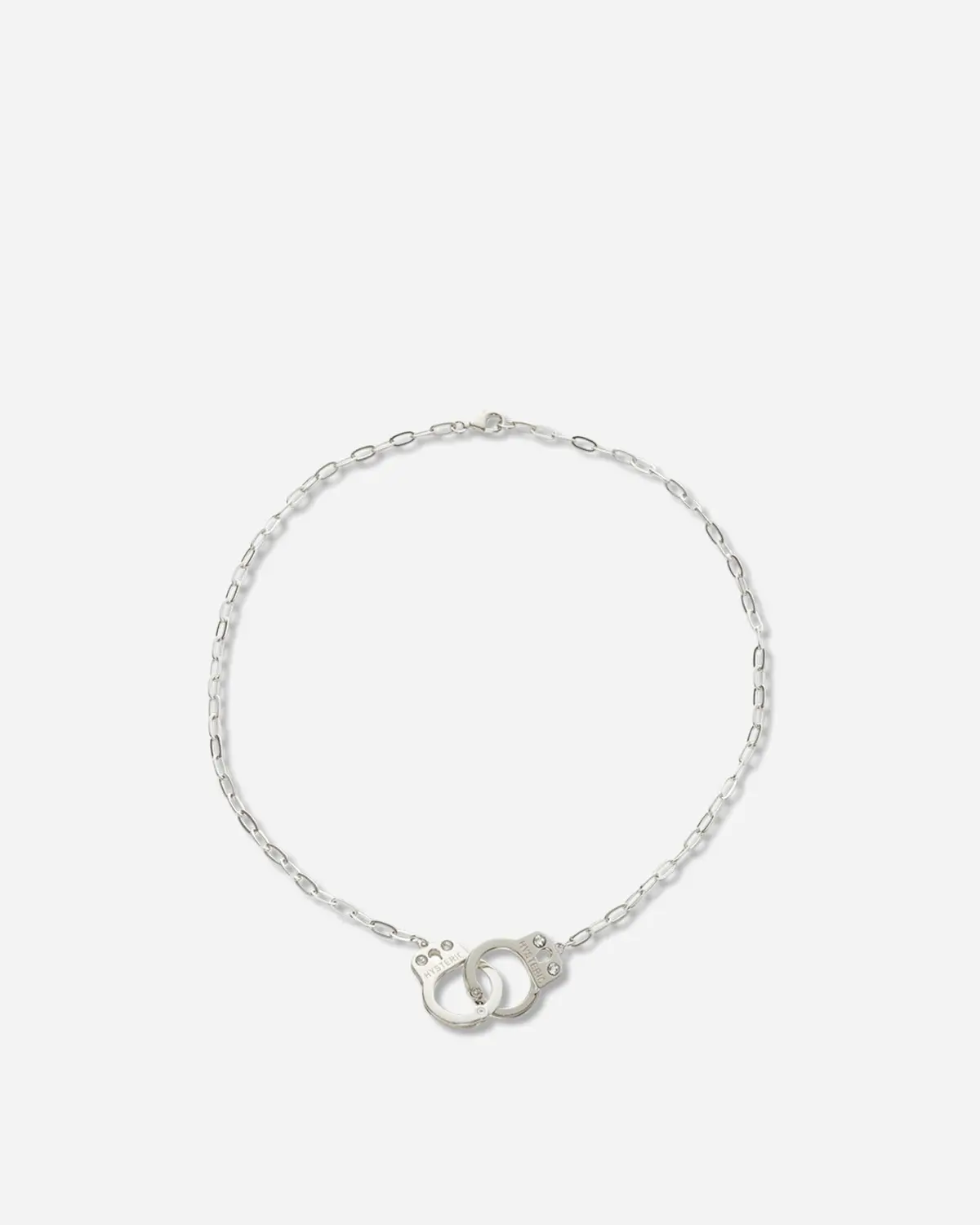 Handcuffs Necklace Silver 1