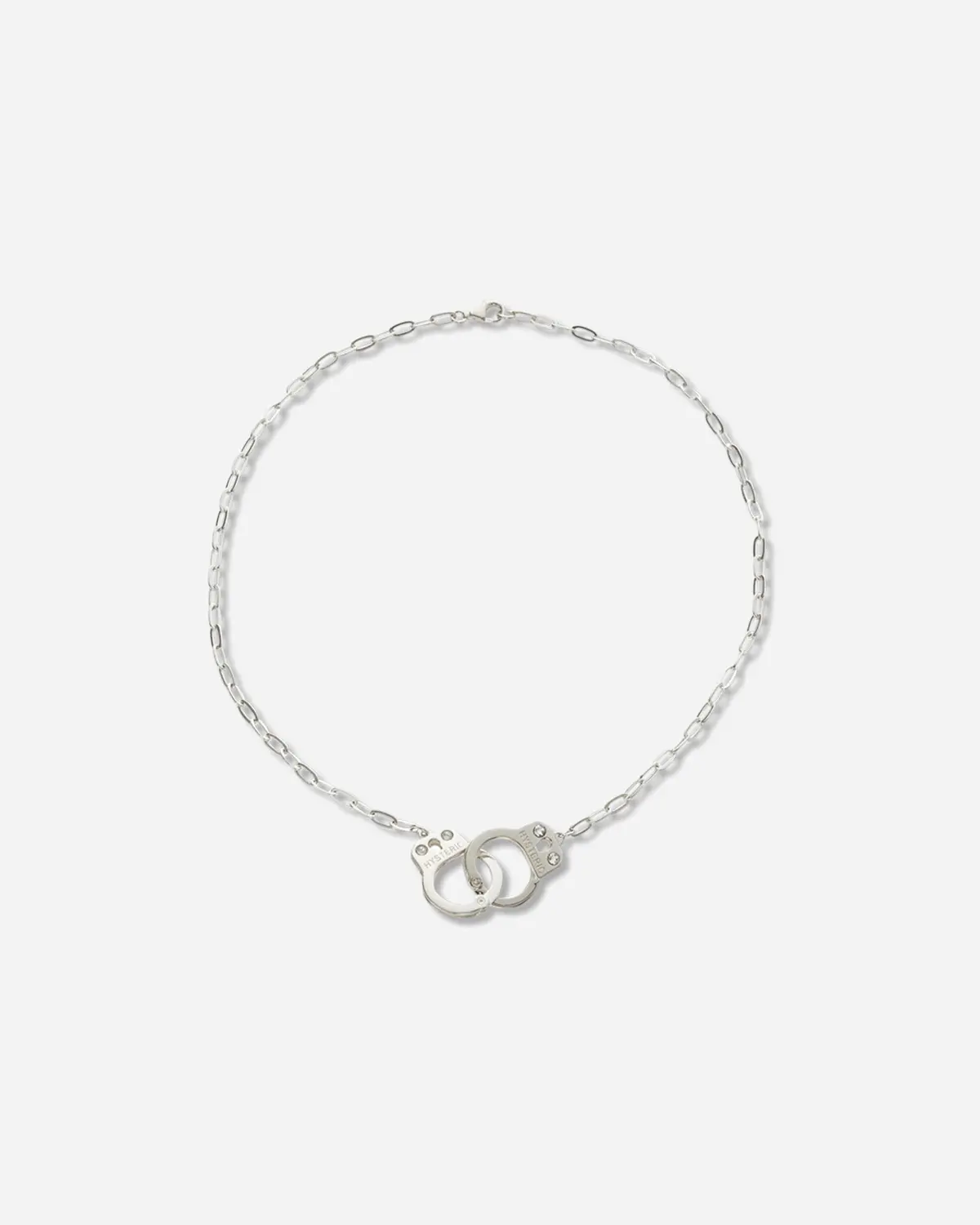 Handcuffs Necklace Silver 2