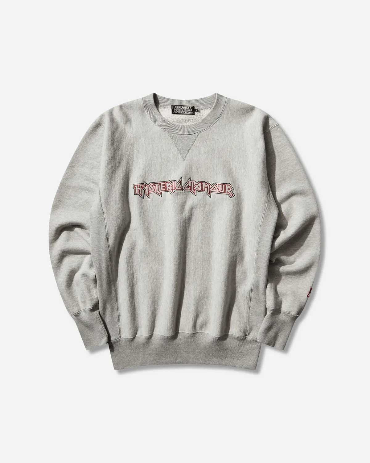 Men's Maiden Logo Embroidered Sweatshirt Grey 1