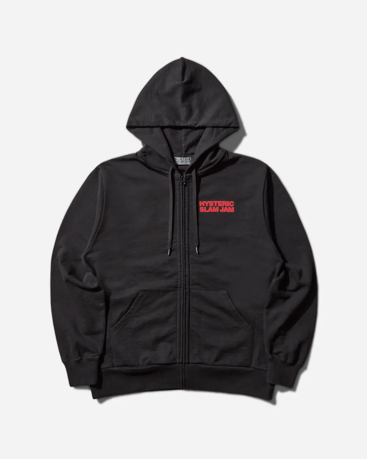 Slam Jam Hysteric Angels Zip Up Hoodie Black 1