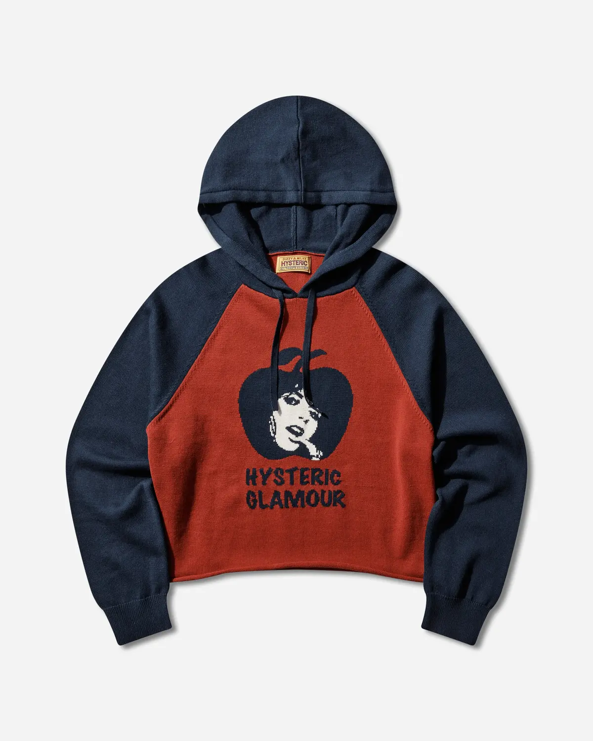 Women's Apple Girl Knitted Hoodie Multicolor 1