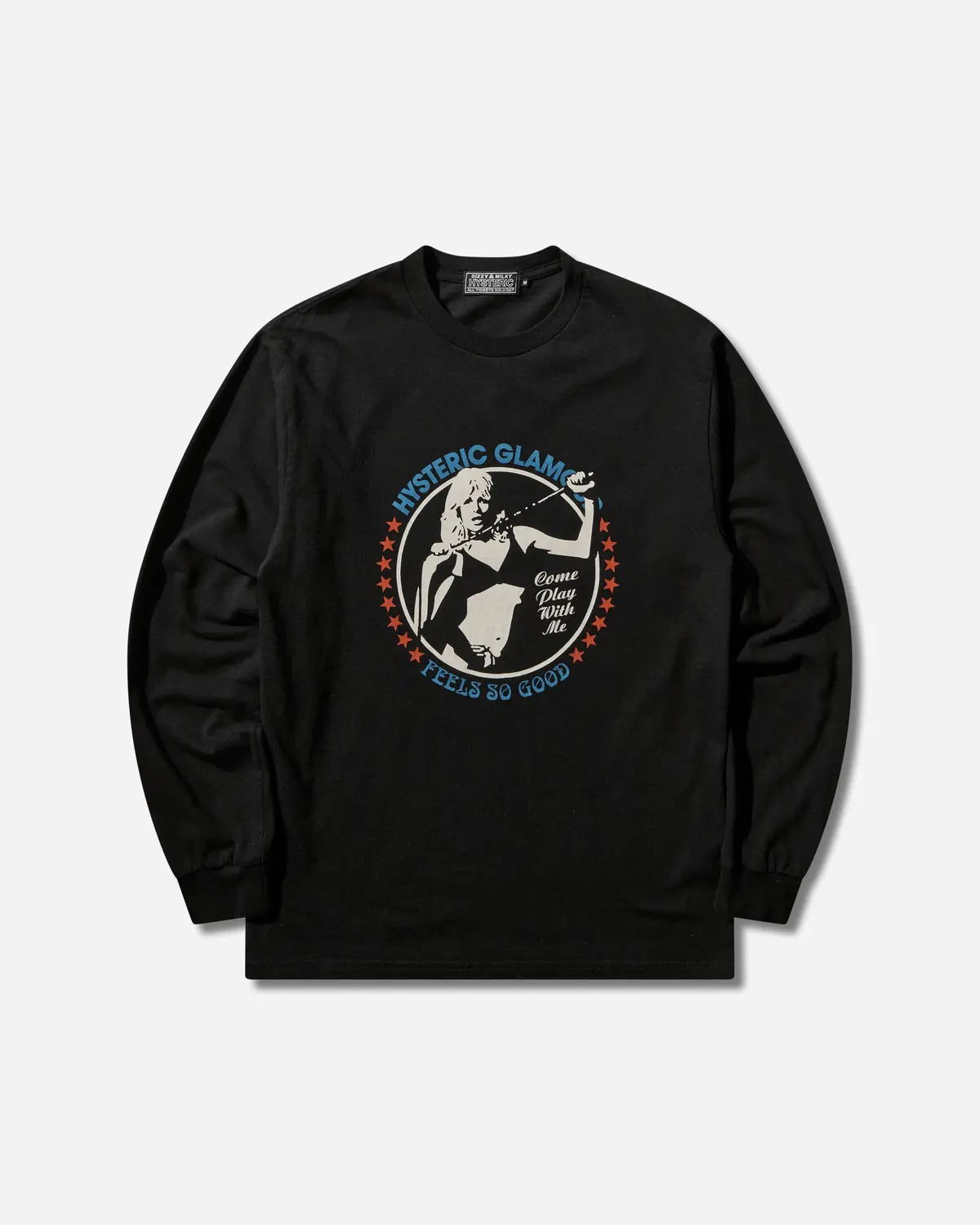 Men's Come Play With Me Longsleeve T-Shirt Black 1