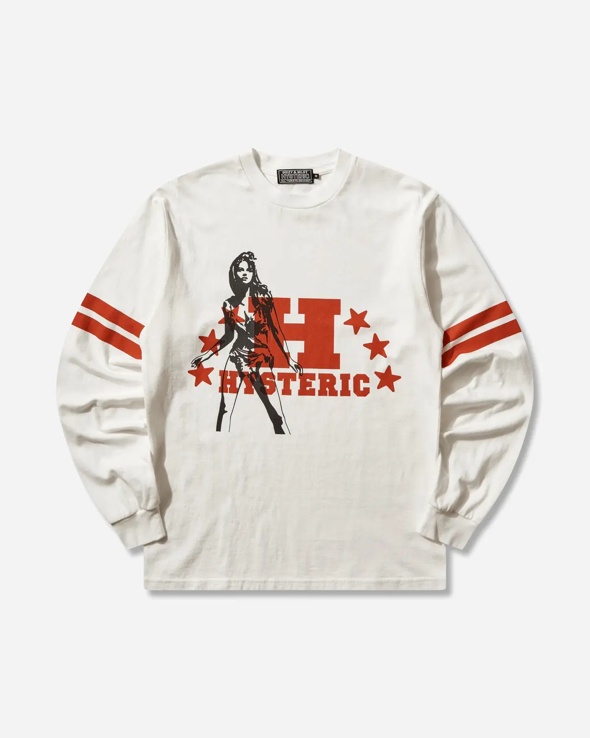 Men's H Stars Longsleeve T-Shirt White 1