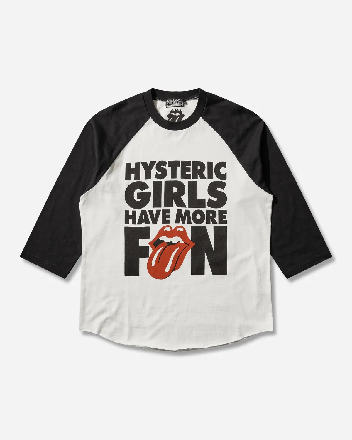 Men's The Rolling Stones Have More Fun 3/4 Sleeve T-Shirt White 1