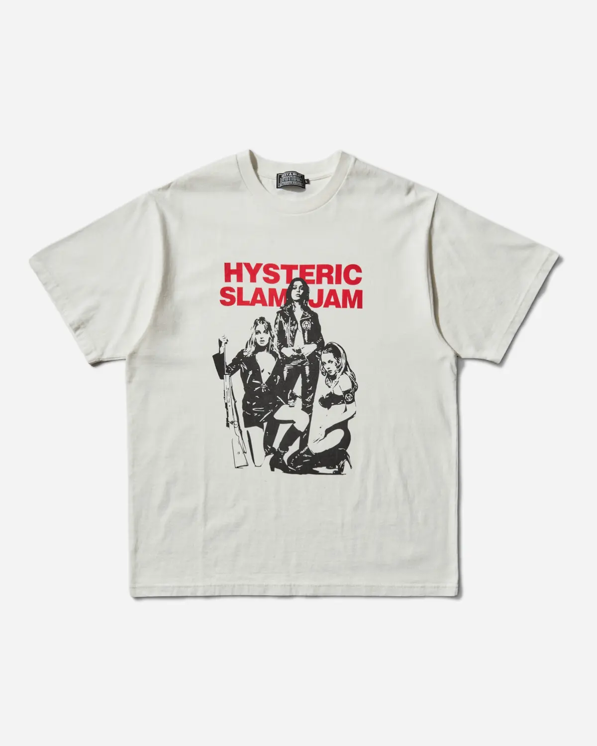 Slam Jam Hysteric Angels T-Shirt White 1