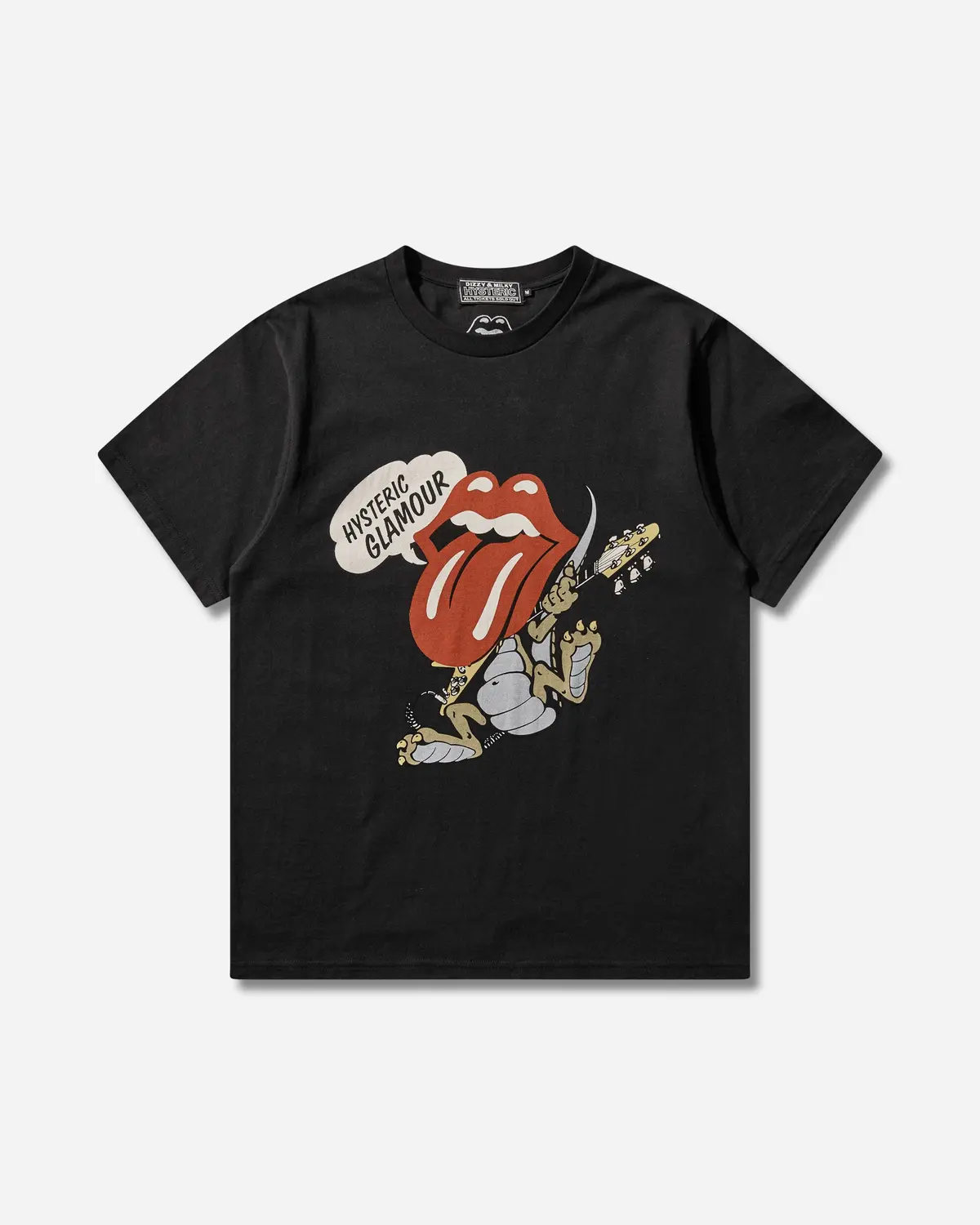 Men's The Rolling Stones Dinosaur T-Shirt Black 1