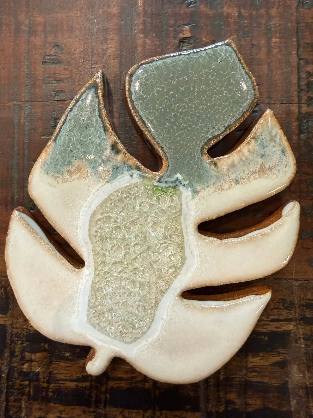Monstera Ceramic Coaster - Fern 1