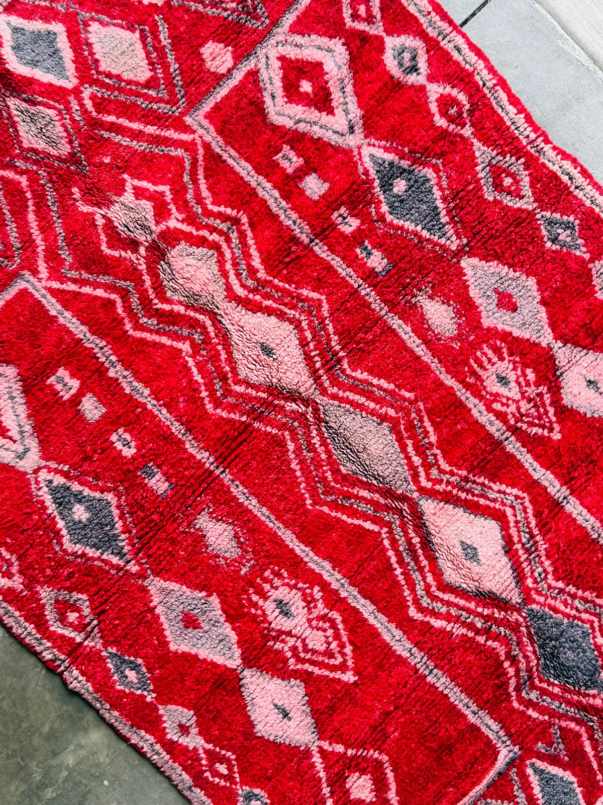 Vintage Boujad Moroccan Rug (7' 4" X 5’) 1