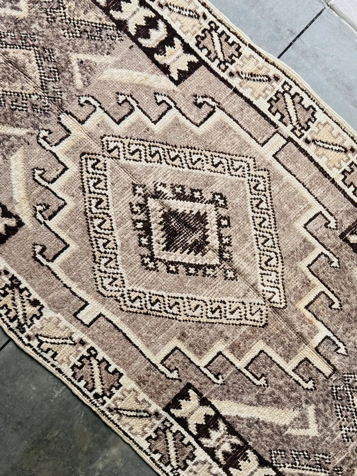 Vintage Ouazguita Moroccan Rug (9' 9" X 4’ 6”) 1