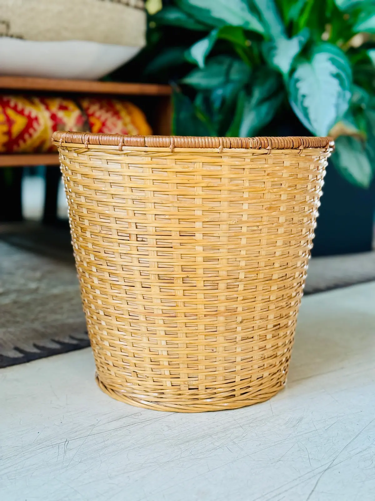 Vintage Woven Basket 1