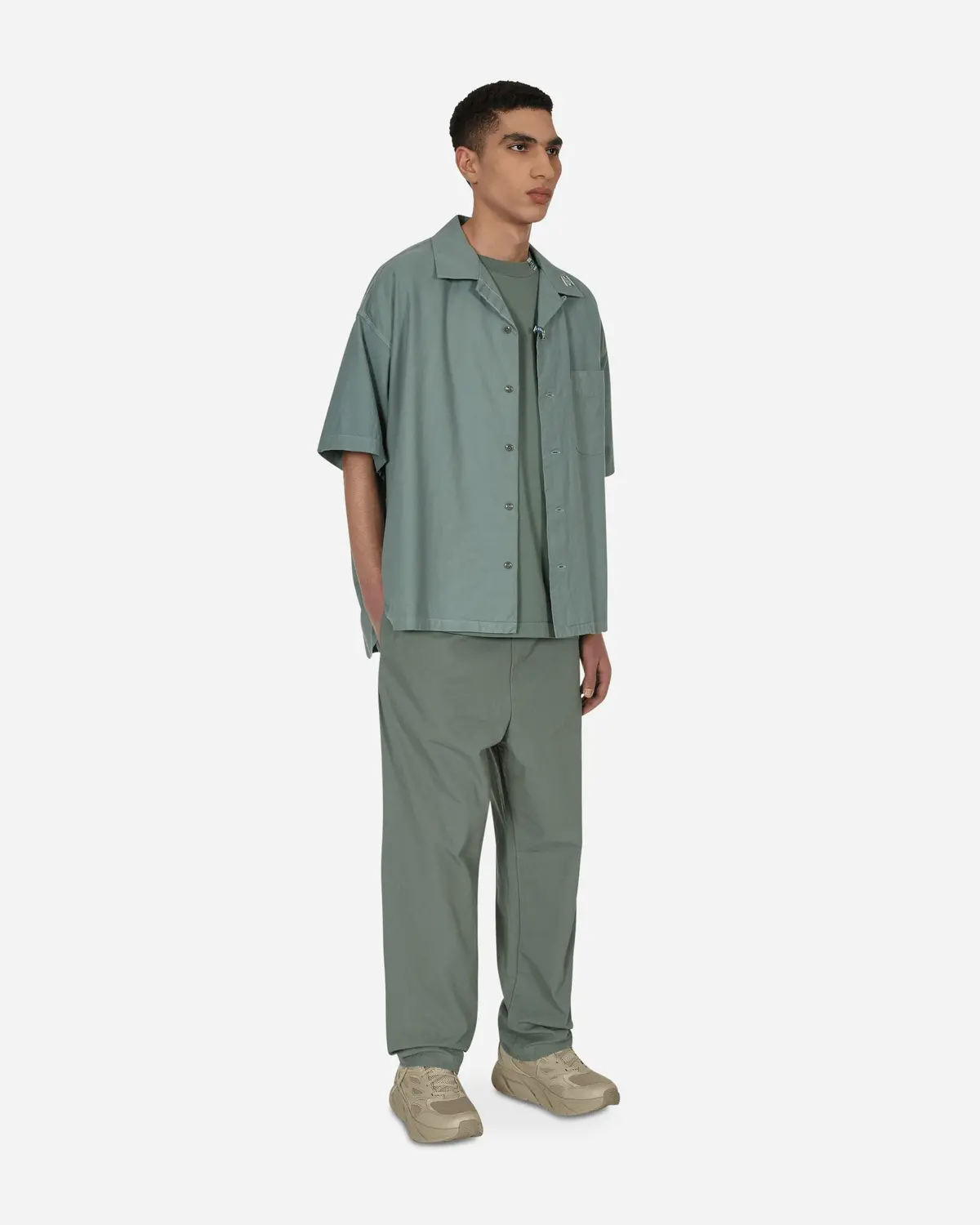 No Side Seam Long Pants Green 4