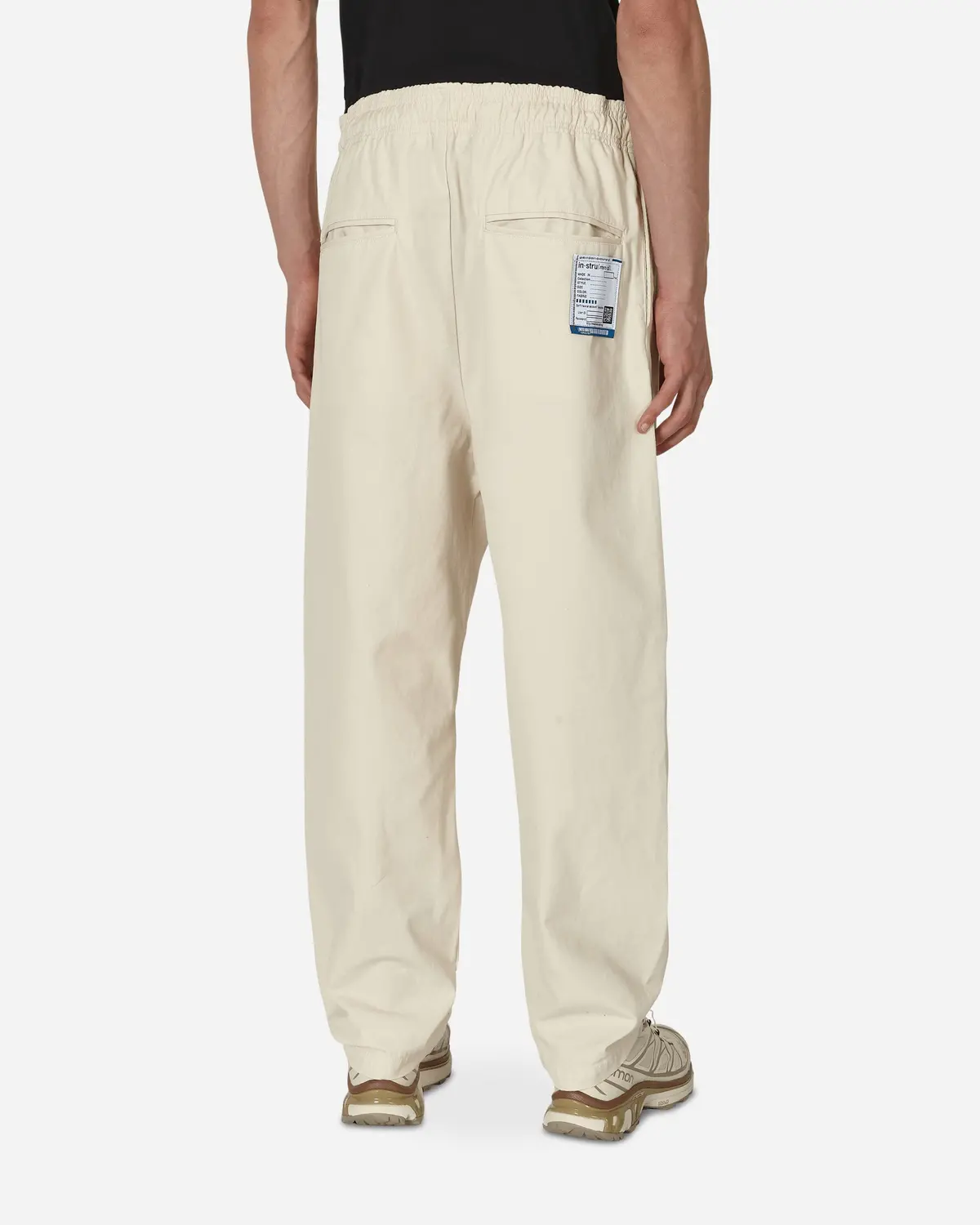 No Side Seam Long Pants White 3