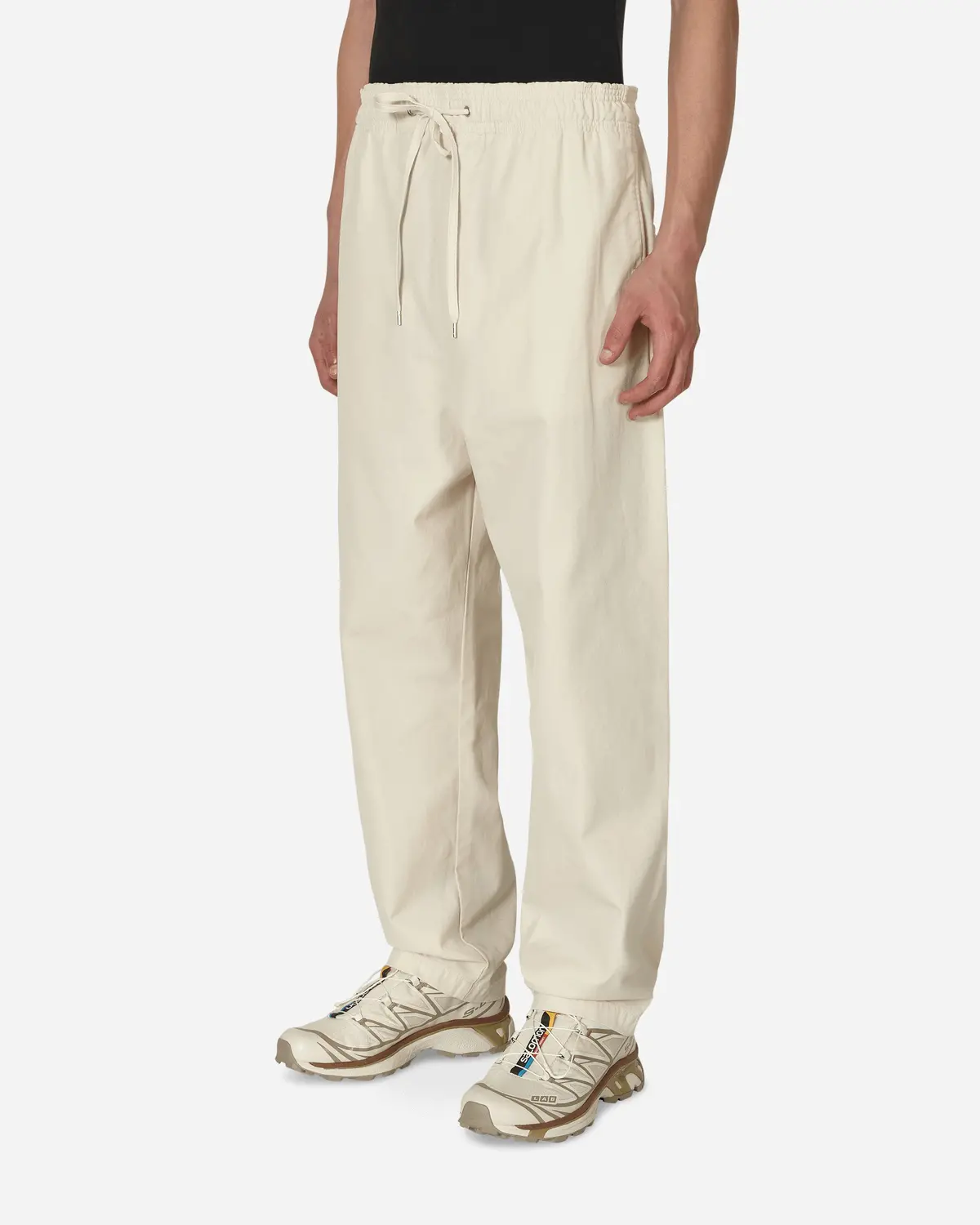 No Side Seam Long Pants White 2